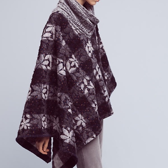 Anthropologie Wintertide Poncho - One Size - Picture 6 of 8